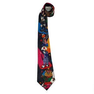 Vintage Looney Tunes Mania Taz Sylvester Bugs Daffy Duck Zoot Suits Necktie